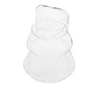 Healifty Pot de bonbons d'arbre de Noël bonbonnière couverte récipient à goûter en verre contenant de collation de Noël bonbonnière en verre pot à biscuits couvert Transparent