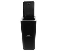Healifty Poubelle Cuisine à Poussoir Étroite avec Couvercle en Plastique pour Salle de Bain 1Pc Pratique et Hygiénique Accessoire Multi-Usages pour Espace Étroit