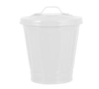 Healifty Poubelle de Table Compacte Couvercle Poussoir en Plastique, pour Bureau, Salle de Bain et Chambre, Rangement Pratique pour Petits Déchets et Objets