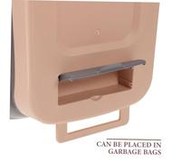 Healifty Poubelle Pliable à Suspendre pour Porte Armoire Bac à Compost Mural Plastique Poubelle Compacte pour Cuisine Bureau et Camping-car Gain de Place Sous Évier