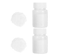 Healifty Poudre de Flocage pour Artisanat 2 Flacons 10 G Blanc Nacré 1,5 Mm DIY Création Poupées Jouets Loisirs Créatifs Maison École