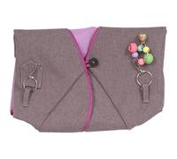 Healifty Protection Épaule Anti-griffures pour Perroquet en Coton et Lin, Châle Épais Violet, Cape D'épaule Anti-Morsure et Anti-déjections pour Entraînement et Soins des Oiseaux