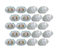 Healifty Protections D’Oreilles Imperméables Jetables pour Bébé 80 Pcs 40 Pcs 44X68 CM Noyau Jaune en Coton Coton Blanc 15 MM Patchs Anti-Eau pour Bain Natation Hypoallergéniques et
