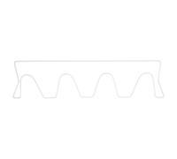 Healifty Range-Chaussures Mural Léger Support Suspendu Ventilé pour Salle de Bain Rangement Antidérapant pour Pantoufles Installation sans Perçage Gain de Place pour Maison et Hôtel