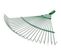 Healifty Râteau à Feuilles 22 Dents en Acier pour Jardinage Extérieur Compact Léger Outil Multifonction pour Pelouse et Aménagement Paysager Couleur Aléatoire