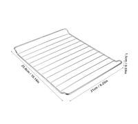 Healifty Refroidissement Acier Inoxydable Rigide pour Cuisson et Pâtisserie Petite Maille pour Gâteaux et Biscuits Support Réutilisable pour Barbecue et Four
