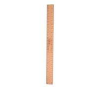 Healifty Règle de Couture en Bois 50 CM Double Échelle Surface Arrière Lisse pour Tissus Outil Précis pour Patchwork Quilting et Loisirs Créatifs - Fournitures Couture pour Débutants et