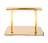 Healifty Repose-Pieds de Rechange pour Fauteuil de Coiffure en Métal Doré Accessoire pour Salon de Coiffure Pied Stable Antirouille Support Confortable pour Usage Professionnel