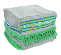 Healifty Repose-Pieds Ottoman en Lin Coton, Coussin de Canapé Doux | Boîte de Rangement Pliable, Tabouret de Rangement, Housse Lavable, pour Bureau, Appartement, Lecture Couleur Aléatoire