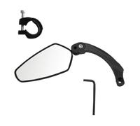Healifty Rétroviseur Vélo Rotatif à Verre HD Miroir Réfléchissant Robuste pour Guidon Gauche Installation Rapide sans Outil