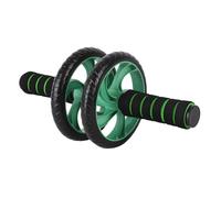 Healifty Roue Abdominale Double Roues Verte Appareil de Musculation Abdominale Portable Renforce les Muscles Du Tronc Stabilité Améliorée avec Poignées Antidérapantes pour Brûler les