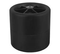 Healifty Roue de Siège de Jardin, Roue de Tabouret en Caoutchouc, pour Jardin et Activités Extérieures, Noire, Portable et Légère, Pièce Mobile pour Tabouret Roulant