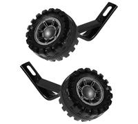 Healifty Roue Guide-vélo 16 Pouces pour Garçon et Filles, Petites Roues Stabilisatrices Silencieuses Noires, Kit D’Accessoires Vélo Compatibles, Stabilisateurs Arrière Robustes