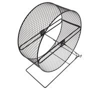 Healifty Roue Silencieuse pour Hamster et Petits Animaux Roue D’Exercice Amusante en Fer Noir 26 Cm pour Écureuil Hérisson Souris et Lapin Accessoires Hamster Nain