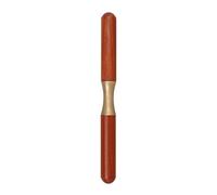 Healifty Rouleau de Pression pour Réparation D’instruments de Musique en Laiton Manche en Séquoia, Accessoire pour Saxophone Trompette Trombone, Outil Professionnel sans Bavure, Rotation