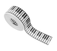 Healifty Ruban Décoratif Note de Musique en Polyester 2,5 Cm pour Emballage Présent et Décorations de Fête Nœud, Solide et Usage Polyvalent pour Noël et Présents