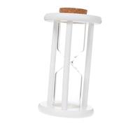 Healifty Sablier Refillable avec Bouchon Minuteur de Sable DIY pour Décoration de Table et Usage Polyvalent Timer Portable pour Bureau et Cuisine