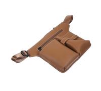 Healifty Sac de Coiffeur Pochette de Rangement Multifonction pour Outils de Coupe Usage Quotidien Couleur Beige