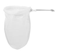 Healifty Sachet Filtre à Thé Réutilisable 13 Cm avec Cadre en Acier Inoxydable Tissu en Coton Dense Passoire Fine pour Infusion de Café et Thé Maison Accessoire Écologique