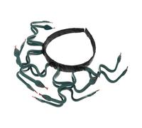 Healifty Serre-tête Tête de Serpent Égypte Vert Foncé Léger pour Fête Halloween Carnaval Cosplay Accessoire Costume Femme