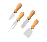 Healifty Set Couteaux à Fromage Acier Inoxydable Avec Manche Bois Ustensiles Polyvalents Pour Cuisine Et Plateau Fromage Outils Pratiques Pour Dîner Et Réception