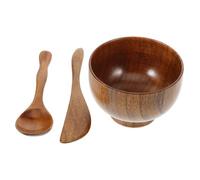 Healifty Set de Bols Bois pour Masque Facial avec Spatule et Bâton de Mélange Kit Multi-usage pour Soins Visage Mélange Facile Usage Maison ou Salon de Beauté Réutilisable