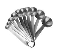 Healifty Set de Cuillères à Mesurer Acier Inoxydable pour Cuisson et Sûres Adaptées Au Sel et Lait Poudre pour Pâtisserie et