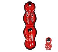 Healifty Set Manucure Complet Acier Inoxydable avec Coupe-ongles Japonais Design Cartoon Kit Soin des Ongles pour Homme et Femme Voyage et Pédicure