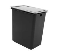 Healifty Set Poubelle Encastrée avec Couvercle Rabattable Acier Inoxydable pour Plan de Travail Bac à Déchets Intégré pour Cuisine et Salle de Bain Couvercle Pivotant Hygiénique et