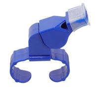 Healifty Sifflet en Plastique Bleu avec Anneau Sifflet de Sport pour Arbitre et Entraîneur Double Son Puissant Léger et Portable Adapté aux Activités en Plein Air comme Basketball