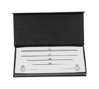 Healifty Sonde de Détermination du Genre pour Serpents en Métal, Kit Portable 6 Pièces Pointe Boule Ronde, Accessoire pour Reptiles Python et Serpent Bambou, Détecteur Fiable pour Sexage