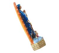 Healifty Statue Vierge Résine Décorative Religieuse pour Maison et Église Figurine Sainte Artistique Sculpture Murale Paisible pour Bureau et Intérieur