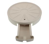 Healifty Support à Plantes D'extérieur Mobile avec roulettes Pivotantes 360°, Plateau Bac à Tiroir de Drainage 28 Cm Beige, Socle Mobile pour Pots Lourds, Plateau Roulant Pratique