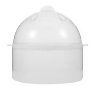 Healifty Support à Œufs Vapeur 15 CM en Plastique avec Couvercle Rond et Grille Perforée - Panier Vapeur Multifonction pour Cuisson Compatible Autocuiseur Accessoire la Cuisine Pratique