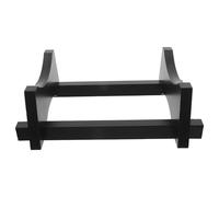Healifty Support à Vin en Bois Foncé pour Tonneau de Boisson, Socle Élégant et Rustique, Rehausseur pour Distributeur d'eau, pour Plan de Travail et Espace de Vie