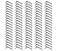 Healifty Support de Branche de Plante en Plastique 100pcs Ajustable Noir | Écarteurs de Branches, Usage Intérieur et Extérieur, pour Plantule et Poirier, Plastique Résistant