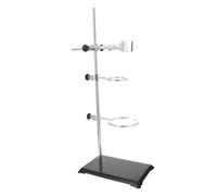 Healifty Support de Laboratoire Métal Base Stable Porte-crochet pour Flacon et Condenseur Équipement Chimie pour Usage Laboratoire Usine et Industrie