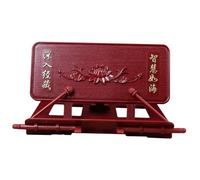 Healifty Support de Lecture Plastique Compact à Motif Lotus Décoratif pour Temple Lutrin Multifonctionnel pour Lecture et Chant des Écritures