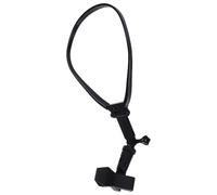 Healifty Support de Microphone Suspendu Autour du Cou Réglable, Pied de Micro Portable Pince pour Chanteurs et Artistes en Événements en Extérieur