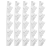 Healifty Support de Réglage à 5 pour Chaise Longue Pliante Extérieure | Nylon Blanc, Mécanisme à Décrochage Rapide, Verrouillage Sûr et Anti-desserrage pour Dossier Inclinable