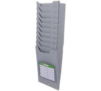 Healifty Support Mural pour Cartes Information Porte-cartes Matériau Rack de Rangement pour Bureau et Entrepôt Accessoire Usine Compact et Léger Stockage Pratique pour Cartes