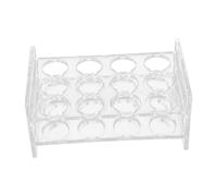 Healifty Support Porte-verres à Liqueur Acrylique Transparent Porte-verres Rond Rangées Rangement Stable et Lavable pour Verres à Whisky et Shot