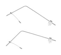 Healifty Support pour Éclairage D'aquarium Réglable en Alliage D'aluminium Léger 25x40 Cm, Paire pour Aquarium Eau Douce et Eau de Mer, Accessoires pour Plantes Aquatiques et LED