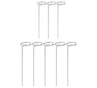 Healifty Support pour Plantes en Fer Argenté 8 Pièces Cadre de Support Robuste Qui Protège Les Mains et Maintient Les Plantes en Santé pour Tomates