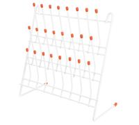 Healifty Support Tube Essai Métallique pour Laboratoire Rack de Séchage Organiseur de Tubes Dessai Emplacements Cadre Classique et Pratique
