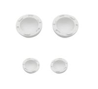 Healifty Supports pour Ordinateur Portable pour Refroidissement 4 Pièces en Silicone Blanc Antidérapants Pieds de Boule et Rangement Facile