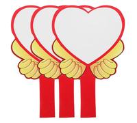 Healifty Tableau de Score Effaçable Simple Face en PVC Rigide 20X30 CM Poignée Tableau Blanc Portable pour Juges et Votes Pagaie de Score Réutilisable pour Jeux et Compétitions