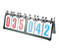 Healifty Tableau des Scores Portable, Tableau D'affichage Portable en Alliage D'aluminium, Chiffres Clairs, pour Basketball et Volleyball