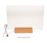 Healifty Tableau Mémo de Bureau Transparent Grand Format en Acrylique, Tableau Blanc Effaçable à Sec pour Notes, Messages et Organisation, Accessoire Pratique pour Bureau et Maison