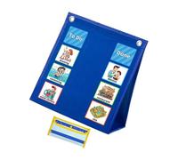 Healifty Tableau Visuel Éducatif Pour Garçon Fille Avec Pochettes Planificateur Flexible De Routines Et Tâches Hebdomadaires Support Spécial Besoins Et Apprentissage Interactif Pour Maison